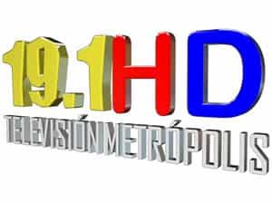 The logo of TV Metrópolis