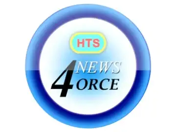 The logo of HTS News 4orce