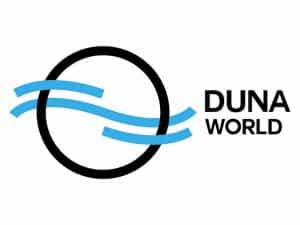 The logo of Duna World