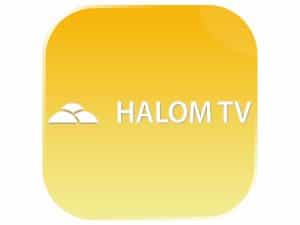 The logo of Halom TV