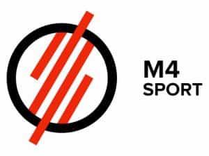 The logo of M4 Sport