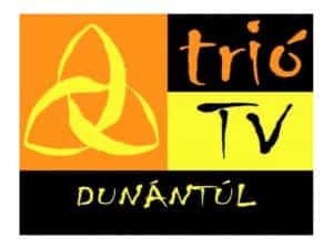 The logo of Trió TV