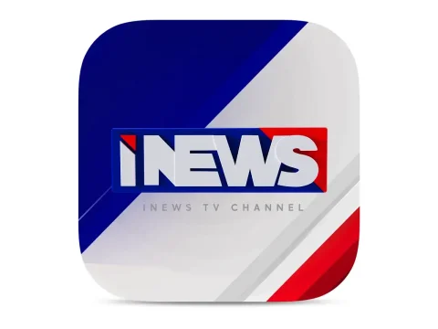 The logo of i News TV