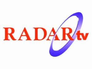 The logo of Radar TV