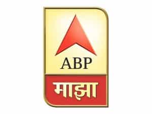 The logo of ABP News