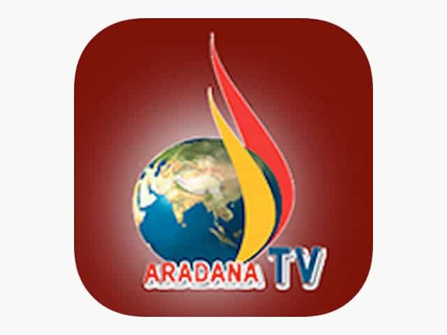The logo of Aradana TV