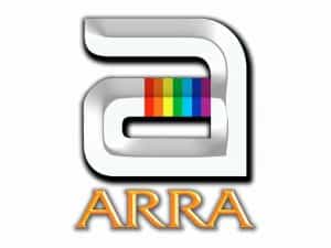 The logo of Arra TV