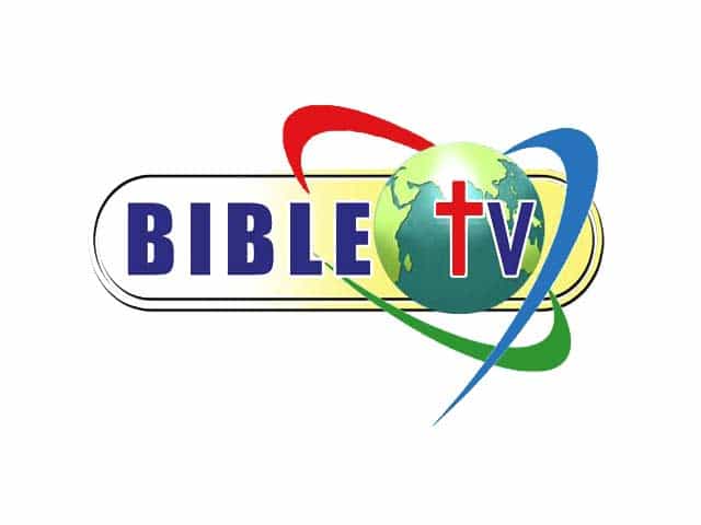 The logo of Bible TV