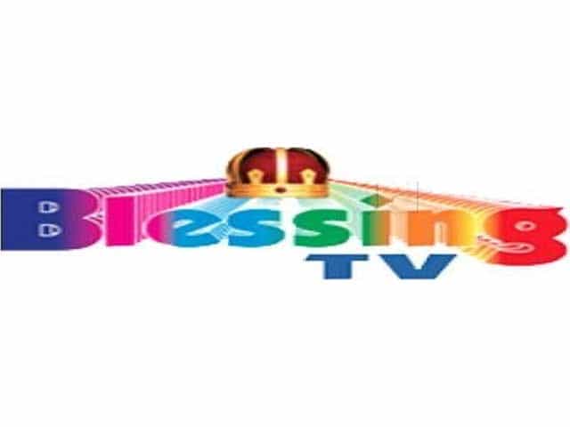The logo of Blessing TV