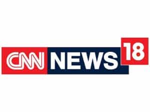The logo of CNN News 18