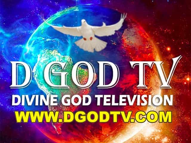 The logo of D God TV