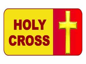 The logo of Holy Cross TV