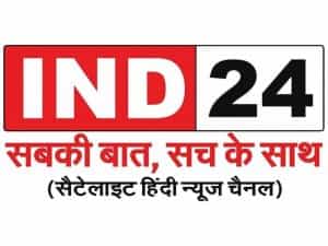 The logo of Ind24 TV