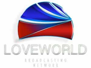 The logo of Loveworld TV
