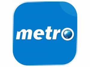 The logo of Metro TV