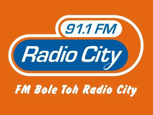 The logo of Radio City