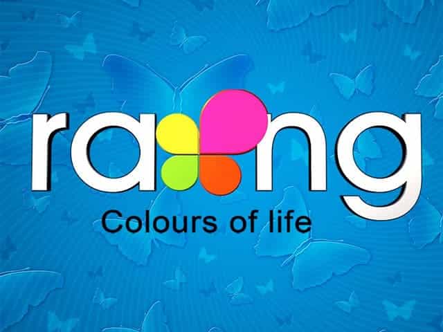 The logo of Rang TV