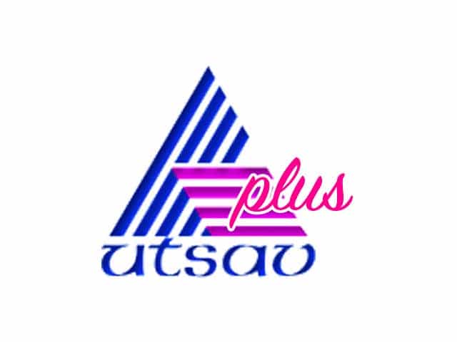 The logo of Utsav Plus