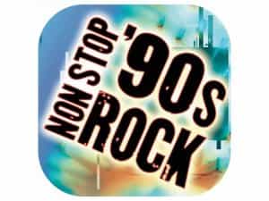 The logo of 90's Rock