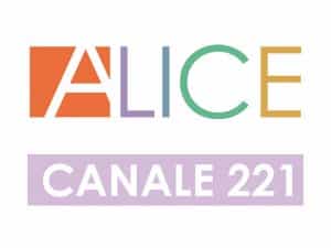The logo of Alice TV