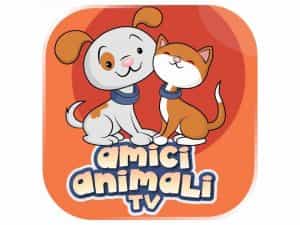 The logo of Amici Animali TV