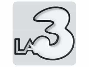 The logo of La3 TV