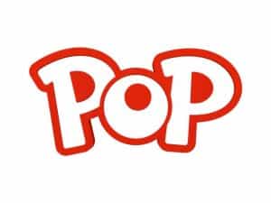 The logo of POP TV