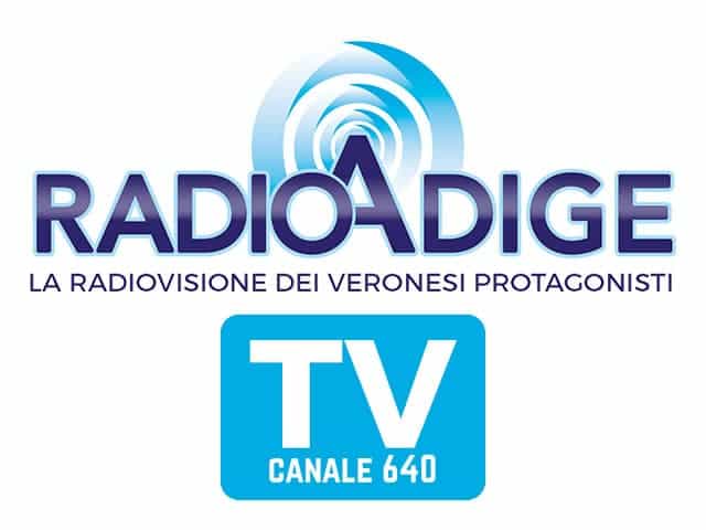 The logo of Radio Adige TV
