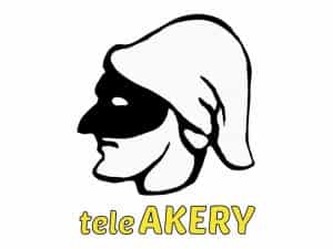 The logo of Tele Akery