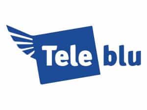 The logo of TeleBlu