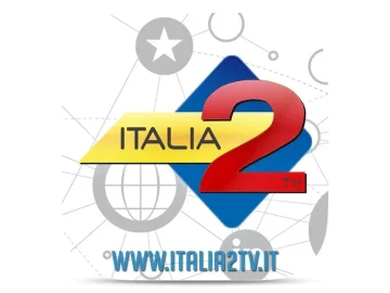 The logo of Italia 2 TV