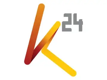 The logo of K24 TV