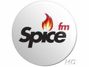 The logo of Spice FM