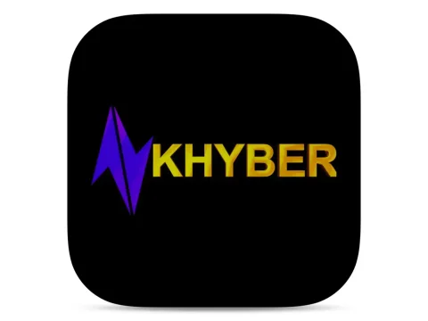 The logo of Khyber TV