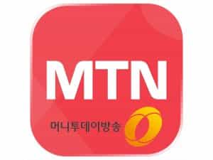 The logo of MTN TV