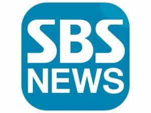The logo of SBS News
