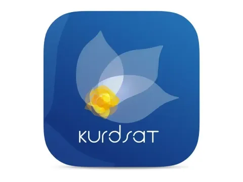 The logo of KurdSat TV