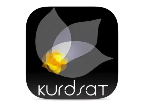 The logo of KurdSat TV