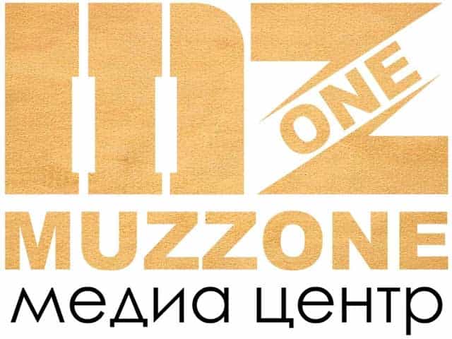 The logo of Muzzone TV