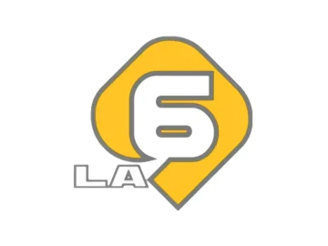 The logo of La 6 TV