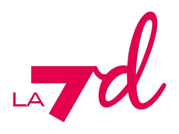 The logo of La7D TV