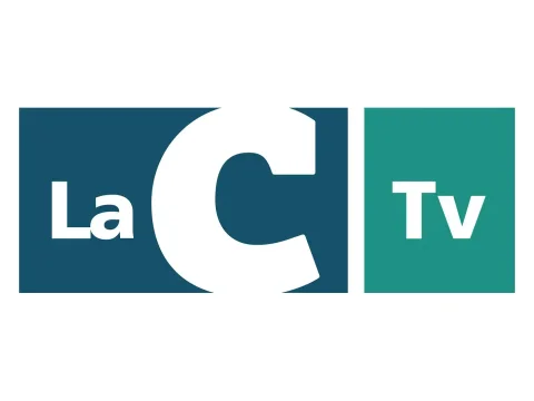 The logo of LaC TV
