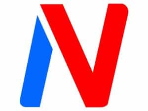 The logo of New Vision TV