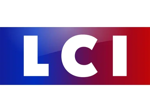 The logo of LCI TV