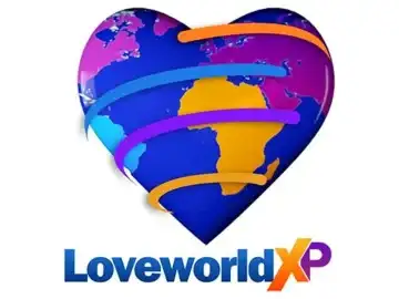The logo of LoveWorld Plus TV