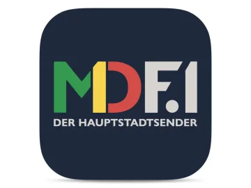 The logo of MDF.1 - Fernsehen