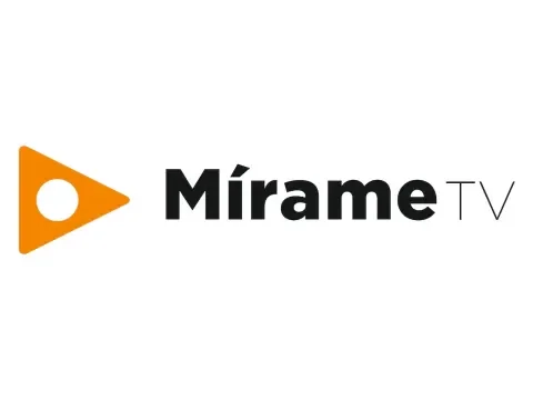 The logo of Mírame TV