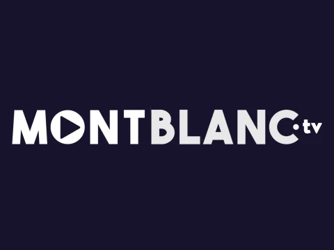 The logo of Mont Blanc TV