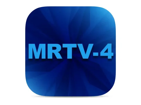 The logo of MRTV-4