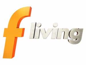 The logo of F living